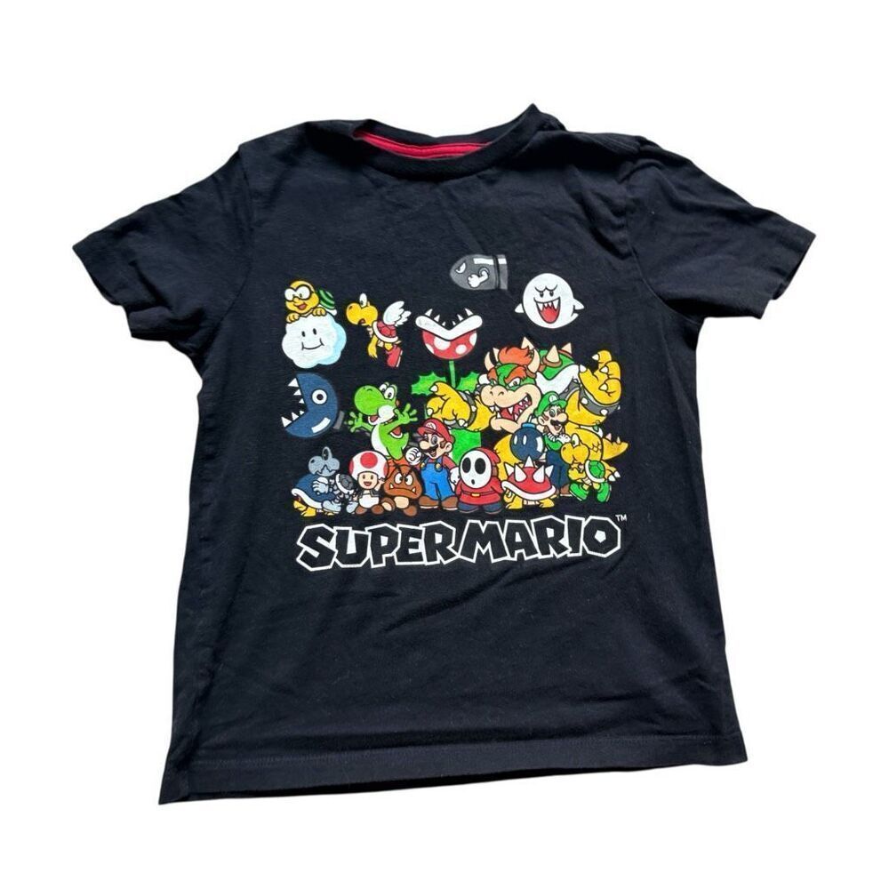 Youth Boys Old Navy Collectabilities Super Mario Bros Graphic Tee Shirt - Sz S